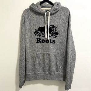 Roots Women’s Grey Hoodie Size Medium